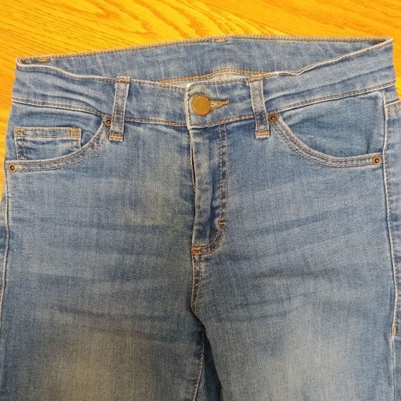 BOGO Free | Topshop Leigh high rise skinny jeans, blue, size 0 / 24 waist petite - Picture 6 of 15